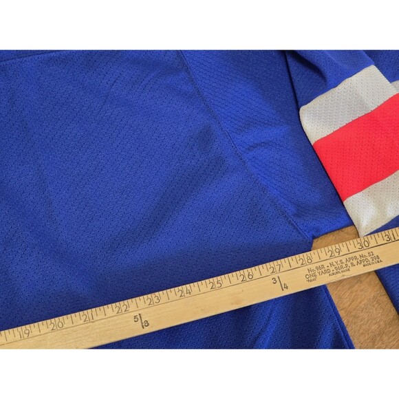 Vintage KOHO NEW YORK RANGERS BLUE JERSEY SIZE XXL Lace Front EUC Blank Back - Picture 14 of 17